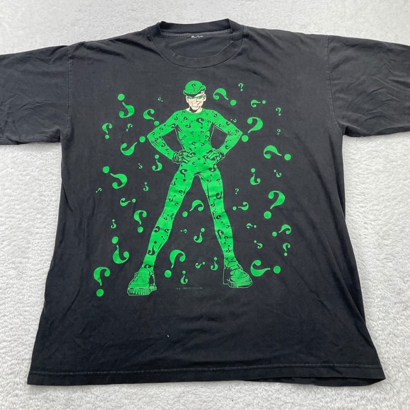 Vintage 1995 The Riddler Batman Forever DC Comics Graphic T Shirt